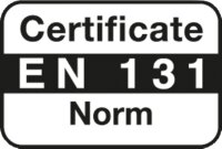 Stufen-Doppel-Leiter Arb.Höhe 2,65 Standhöhe 0,65 Länge 1,18 2x5 Stufen