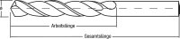 HSS Spiralbohrer blank kurz RN DIN 338  7,5 10 Stück (VPE)