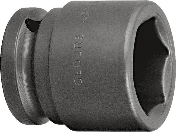 Kraftschraubereinsatz GEDORE 3/4", 6-kant, kurz, SW 30 Länge 54mm
