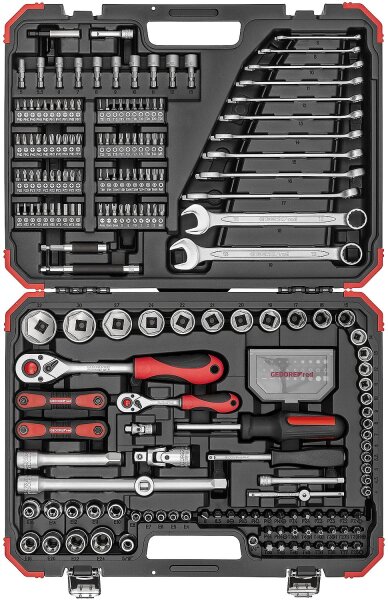 Steckschlüssel-Satz GEDORE red R46003232, 232-teilig 1/4" und 1/2"