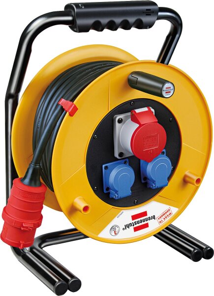 Kabeltrommel Typ Brobusta CEE 1 IP 44, Kabellänge = 30 m, Ø 320 mm