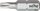 Torx®-TH (mit Bohrung) Bit wiha 7015ZH Standard mit 1/4"-Antrieb, kurz, T10H x 25 mm