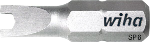 Spanner-Bit wiha 7044M Standard, mit 1/4"-Antrieb, kurz, 6 x 25 mm