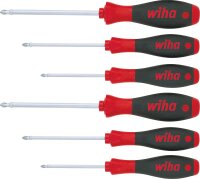Phillips/Pozidriv-Schraubendr.- Satz 6-tlg. (Rundklingen)...