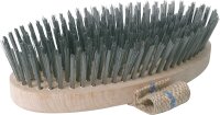 Fassadenbürste mit Gurt, Stahldraht 35mm, 9-Reihig