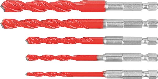 ALPEN Universal-/Stein-/ Beton-Bohrersatz Profi Multicut ATM 5-tlg.