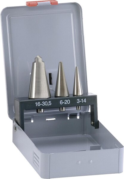 ALPEN HSS Blechschälbohrersatz Ø 3-30 mm, 3-teilig