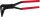 Falzzange 45° gebogen BESSEY® (PVC-beschichtete Griffe) D341-60-P