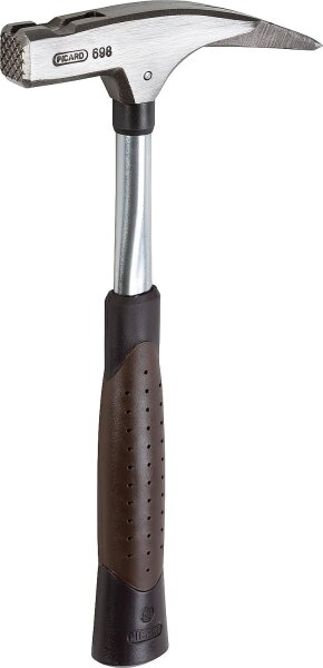 Latthammer PICARD 600g, 2K-Stahlrohrstiel, glatte Bahn