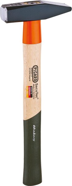 Schlosserhammer PICARD 1000g, Deutsche Form, mit Stielschutzhülse