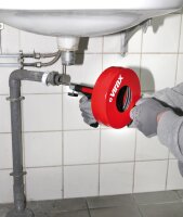 Handspirale mit Trommel D: 6,4mm Länge:7,5m