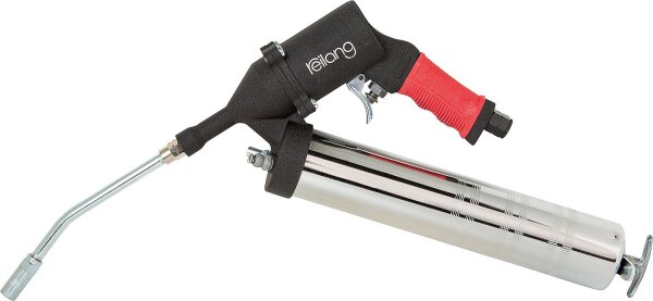 Fettpresse pneumatisch mit Düsenrohr und Greifkupplung für 400g Fettkartuschen