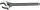 Einmaulschlüssel GEDORE verstellbar, Spannweite 43mm Länge 380mm