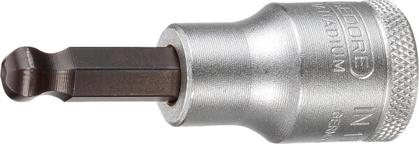 Schraubendrehereinsatz GEDORE 1/2" Innensechskant m. Kugelkopf SW 6,0mm Länge 60mm