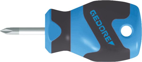 Kreuzschlitzschraubendreher GEDORE kurze Form PH2x25mm Gesamtlänge: 81mm