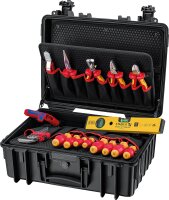 Werkzeugkoffer KNIPEX "Robust23 Start" Elektro...
