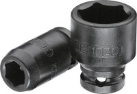 Kraftschraubereinsatz GEDORE 1/4", 6-kant, kurz, SW...