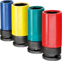 Kraftschraubersatz GEDORE 4-tlg. 1/2", 6-kant, lang,...