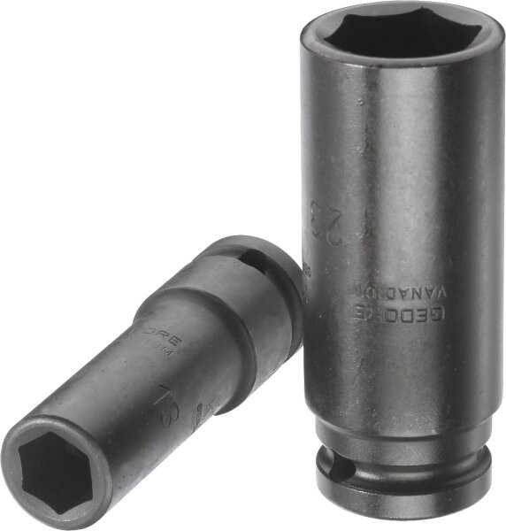 Kraftschraubereinsatz GEDORE 1/2", 6-kant, lang, SW 8 Länge 77mm
