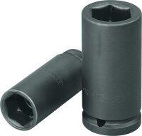 Kraftschraubereinsatz GEDORE 1/2", 6-kant, lang, SW...