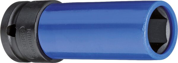 Kraftschraubereinsatz GEDORE 1/2", 6-kant, lang, SW 17 mit Schutzhülse