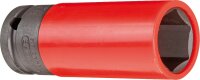 Kraftschraubereinsatz GEDORE 1/2", 6-kant, lang, SW 17 mit Schutzhülse