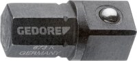 Werkzeugschaft GEDORE kurze Form 1/4"x1/4"x17mm
