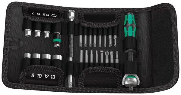 Steckschlüsselsatz WERA Zyklop 26-teilig 1/4"