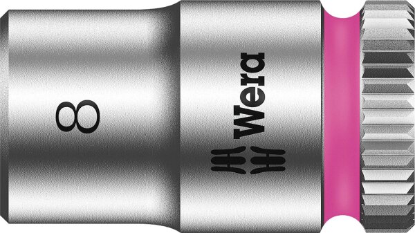 Außensechskant-Steckschlüsseleinsatz Wera 8790 HMA mit 1/4"-Antrieb, metrisch, kurz, SW 8,0 x 23 mm