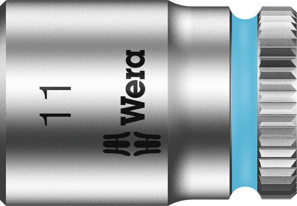 Außensechskant-Steckschlüsseleinsatz Wera 8790 HMA mit 1/4"-Antrieb, metrisch, kurz, SW 11,0 x 23 mm