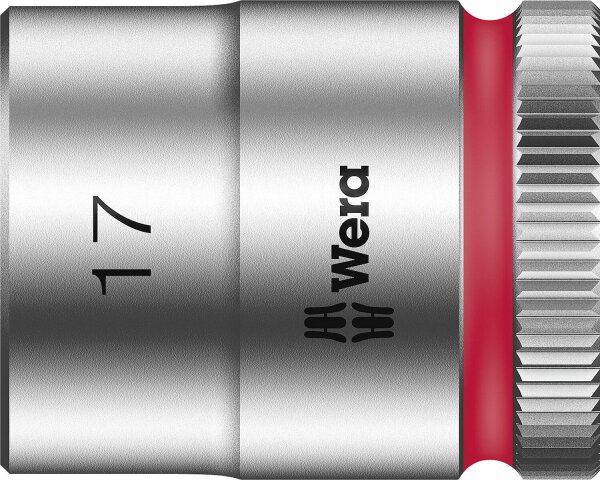 Außensechskant-Steckschlüsseleinsatz Wera 8790 HMB mit 3/8"-Antrieb, metrisch, kurz, SW 17,0 x 30 mm