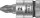 Pozidriv-Steckschlüsseleinsatz Wera 8755 A Bitnuss mit 1/4"-Antrieb, kurz, PZ2 x 28 mm