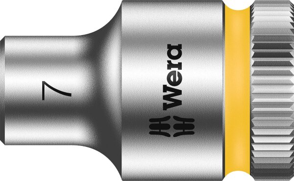 Außensechskant-Steckschlüsseleinsatz Wera 8790 HMB mit 3/8"-Antrieb, metrisch, kurz, SW 7,0 x 29 mm