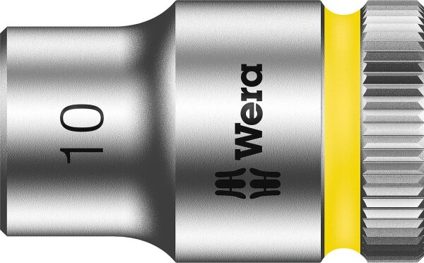 Außensechskant-Steckschlüsseleinsatz Wera 8790 HMB mit 3/8"-Antrieb, metrisch, kurz, SW 10,0 x 29 mm