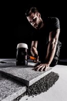 SIMPLEX-Schonhammer HALDER® mit Tempergussgehäuse und Holzstiel m. Gummi- und Plastikeinsatz Ø 60 mm