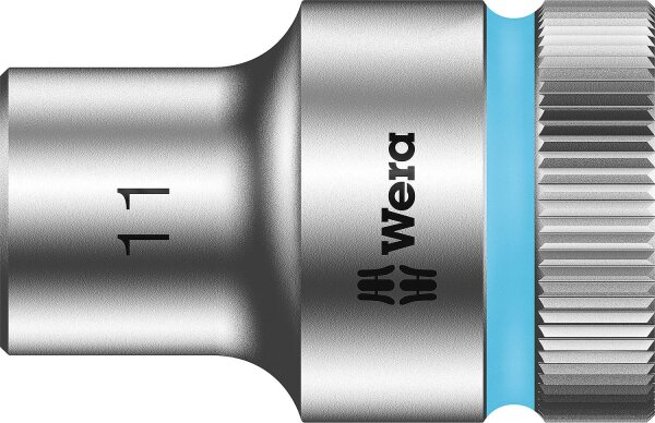 Außensechskant-Steckschlüsseleinsatz Wera 8790 HMC mit 1/2"-Antrieb, metrisch, kurz, SW 11,0 x 37 mm