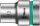 Außensechskant-Steckschlüsseleinsatz Wera 8790 HMC mit 1/2"-Antrieb, metrisch, kurz, SW 13,0 x 37 mm