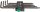 Winkelschlüsselsatz WERA 9-teilig, TORX® T8 - T40, kurz und lang, BlackLaser