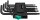 Winkelschlüsselsatz WERA 9-teilig, TORX® T8 - T40 mit Kugelkopf, BlackLaser