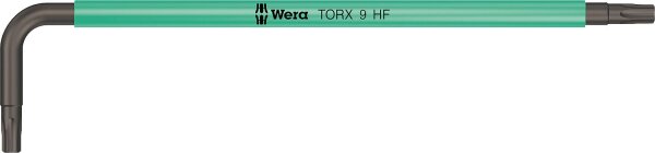 Torx®-Winkelschlüssel Wera 967 SL TORX® HF, Multicolour, ummantelt, BlackLaser, mit Haltefunktion, T9 x 79 mm