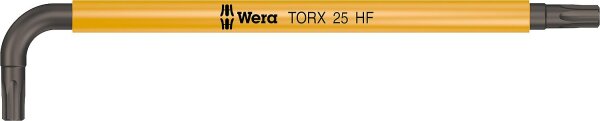 Torx®-Winkelschlüssel Wera 967 SL TORX® HF, Multicolour, ummantelt, BlackLaser, mit Haltefunktion, T25 x 104 mm