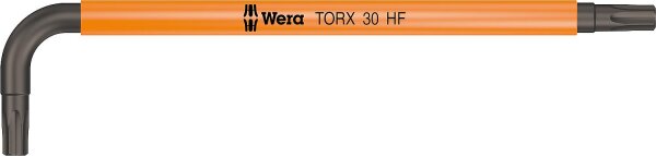 Torx®-Winkelschlüssel Wera 967 SL TORX® HF, Multicolour, ummantelt, BlackLaser, mit Haltefunktion, T30 x 122 mm