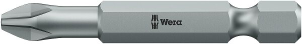 Phillips-Bit Wera 851/4 TZ mit 1/4"-Antrieb, lang, Zähhart mit Torsions-Zone, PH1 x 50 mm