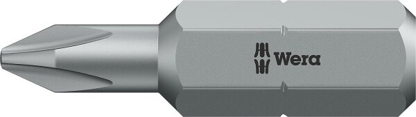 Phillips-Bit Wera 851/2 Z mit 5/16"-Antrieb, kurz, Zähhart, PH3 x 32 mm