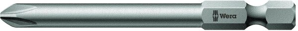 Phillips-Bit Wera 851/4 Z mit 1/4"-Antrieb, lang, Zähhart, PH2 x 89 mm