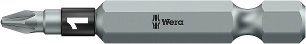 Pozidriv-Bit Wera 855/4 BTZ mit 1/4"-Antrieb, lang, Zähhart mit BiTorsions-Zone, PZ1 x 50 mm