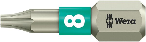 Bit WERA Innen-TORX® Edelstahl Torsionsform T8
