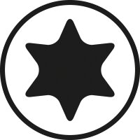 Torx®-Bit Wera 867/1 BDC mit 1/4"-Antrieb,diamantbeschichtet mit BiTorsions-Zone, T20 x 25 mm