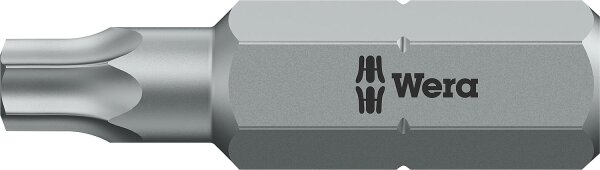 Torx®-Bit Wera 867/1 mit 1/4"-Antrieb, kurz, Zähhart, T4 x 25 mm