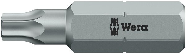 Torx®-Plus Bit Wera 867/1 IP TORX PLUS® mit 1/4"-Antrieb, kurz, Zähhart, IP10 x 25 mm